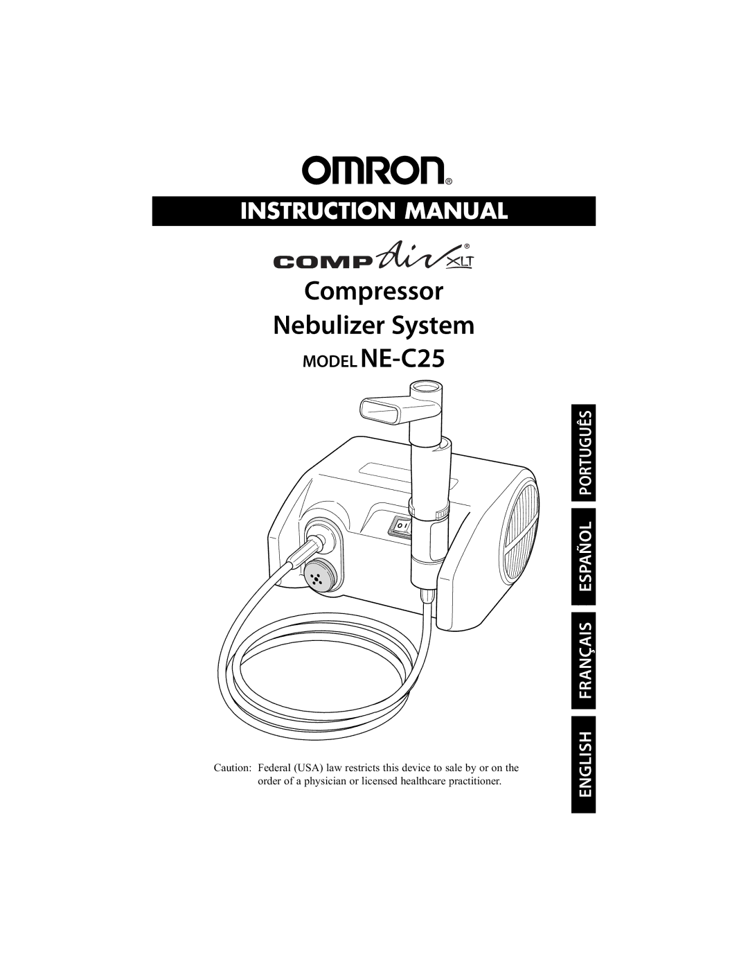 Omron Healthcare NE-C25 instruction manual Compressor Nebulizer System 