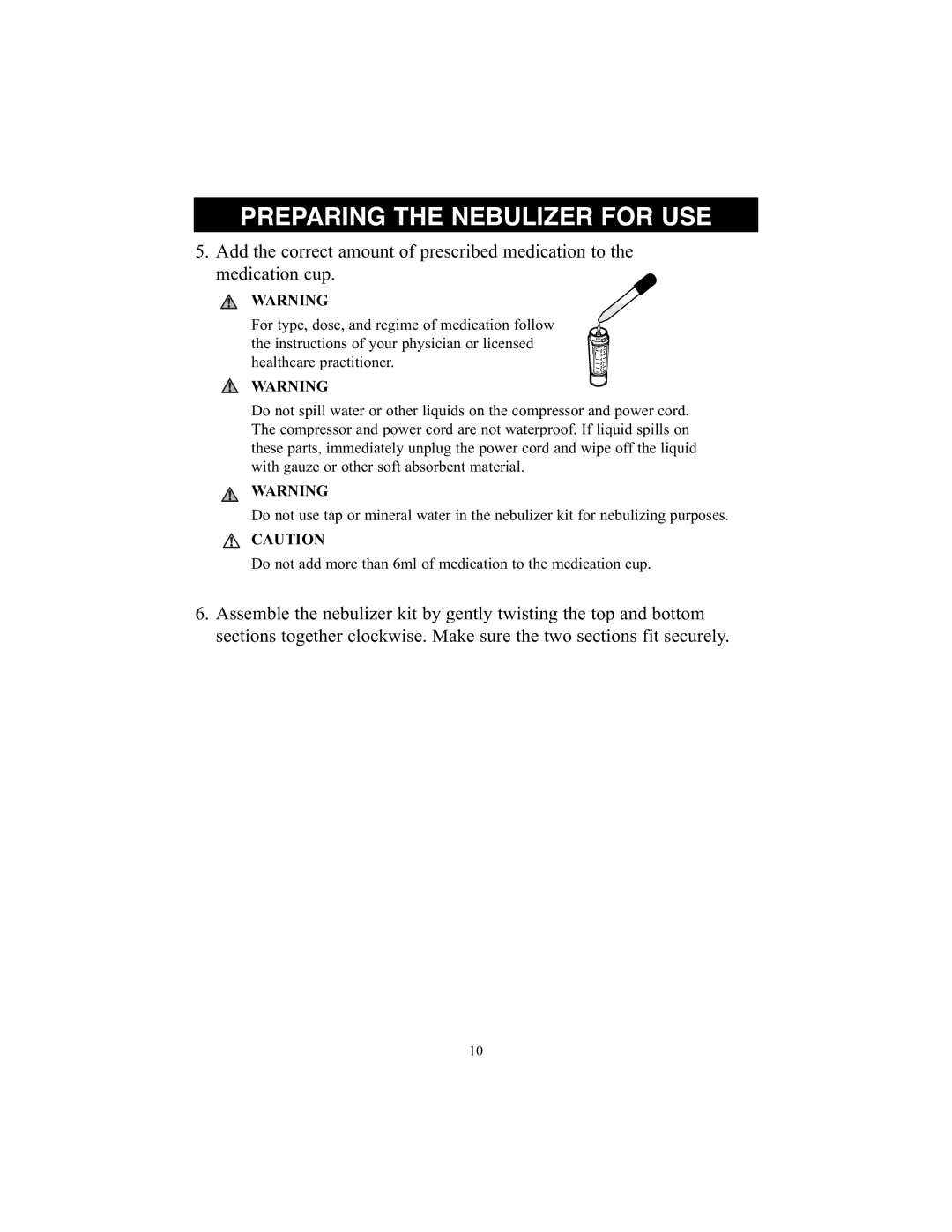 Omron Healthcare NE-C25 instruction manual Operating Instructions 