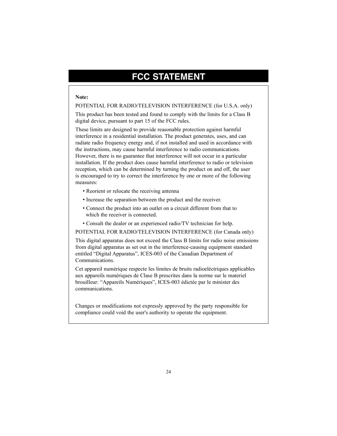 Omron Healthcare NE-C25 instruction manual FCC Statement 