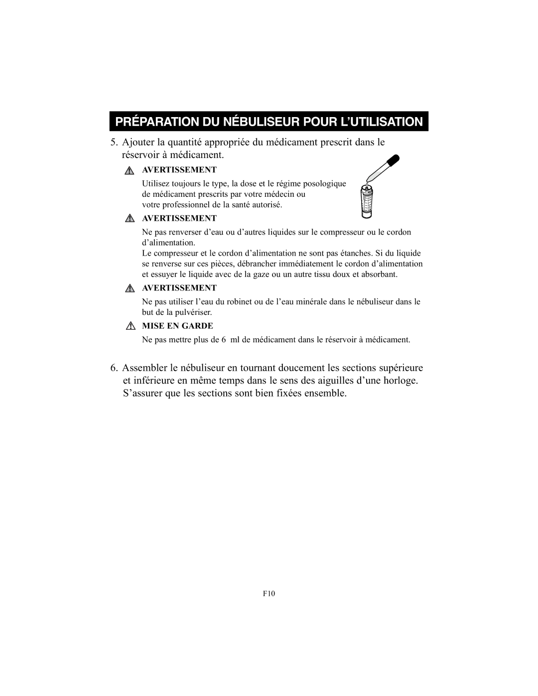 Omron Healthcare NE-C25 instruction manual Mode d’emploi 