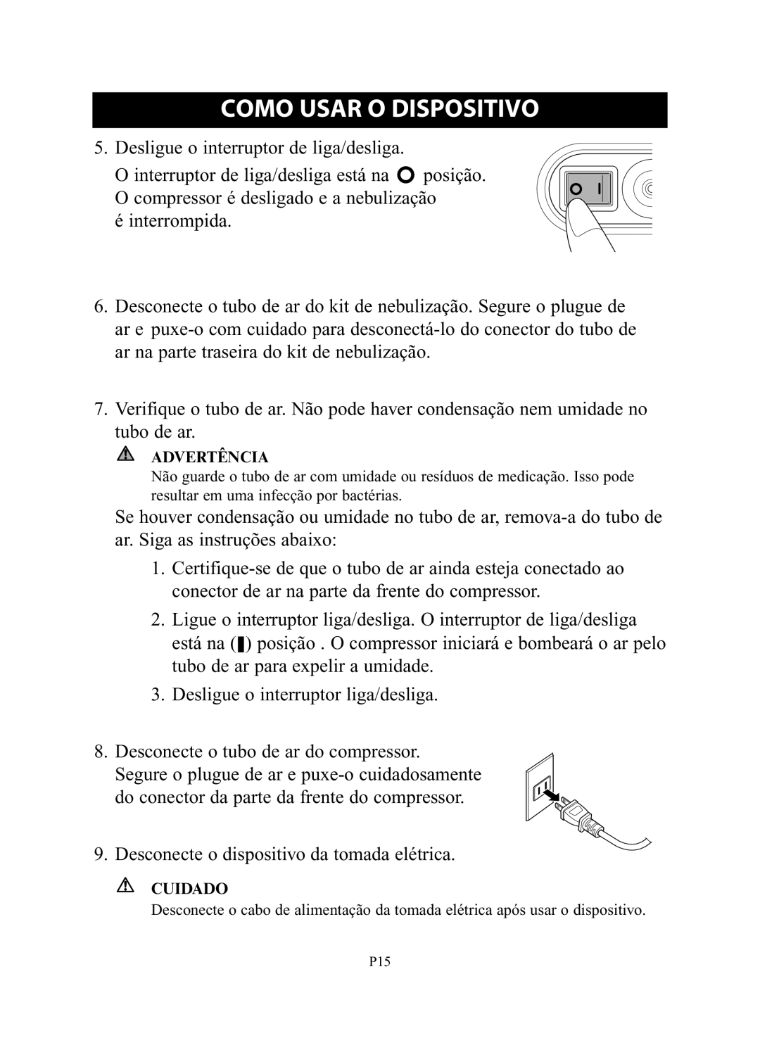 Omron Healthcare NE-C28 instruction manual P15 