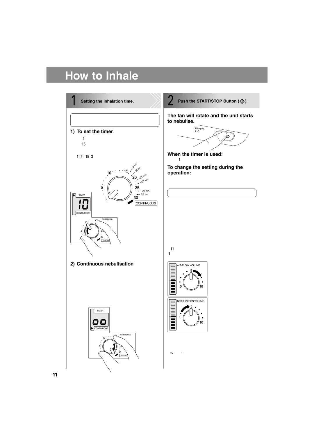 Omron Healthcare NE-U17 instruction manual How to Inhale 