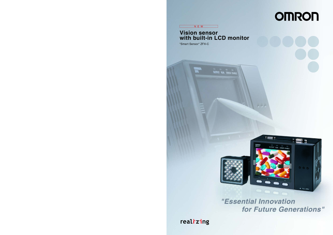 Omron Healthcare specifications Smart Sensor ZFX-C, Essential Innovation for Future Generations, N E W 