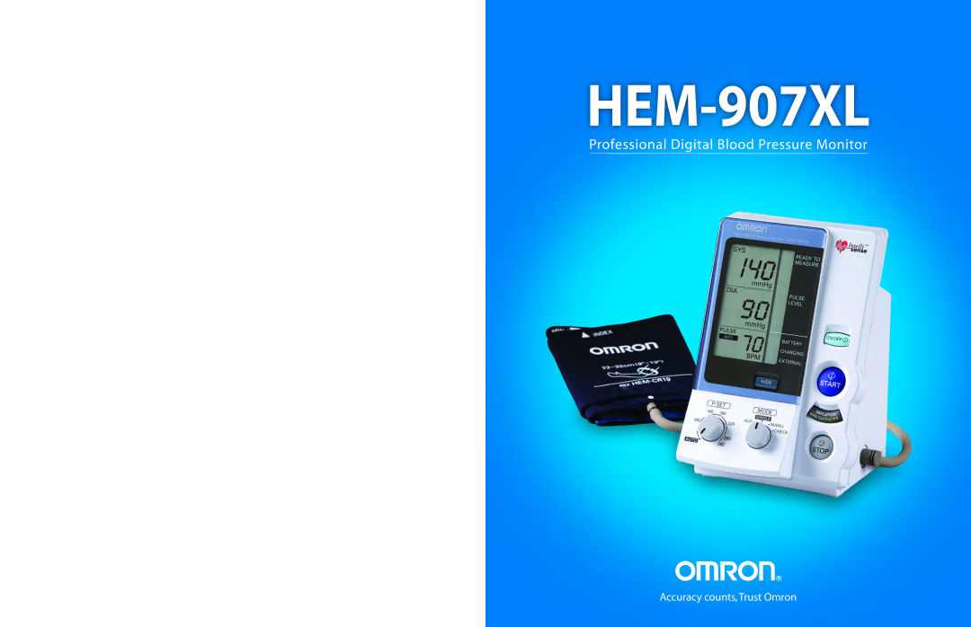 Omron Hem 907XL specifications HEM-907XL 