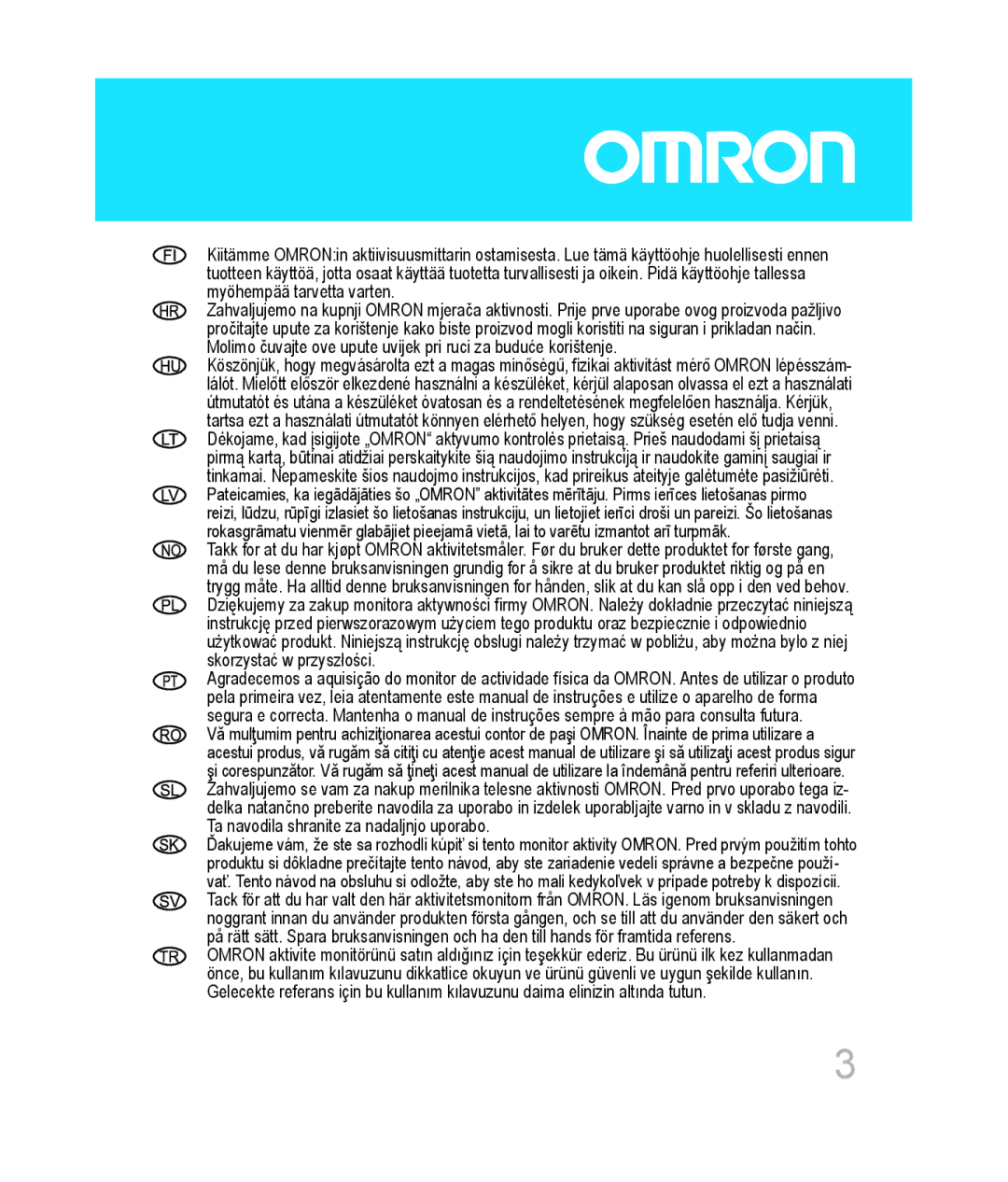 Omron hja-306 instruction manual 