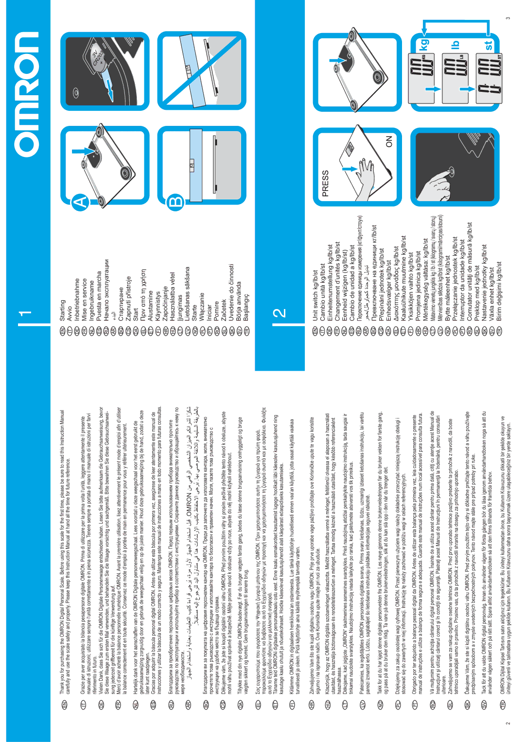 Omron HN286 instruction manual 