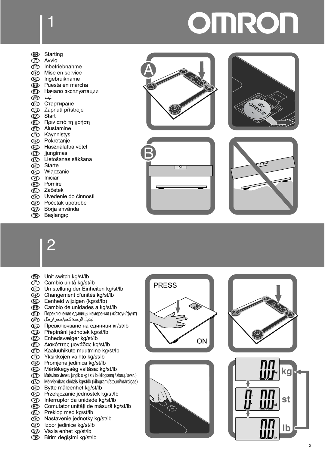 Omron HN289 instruction manual 