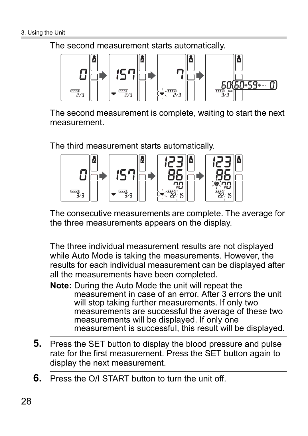 Omron i-C10 instruction manual Using the Unit 