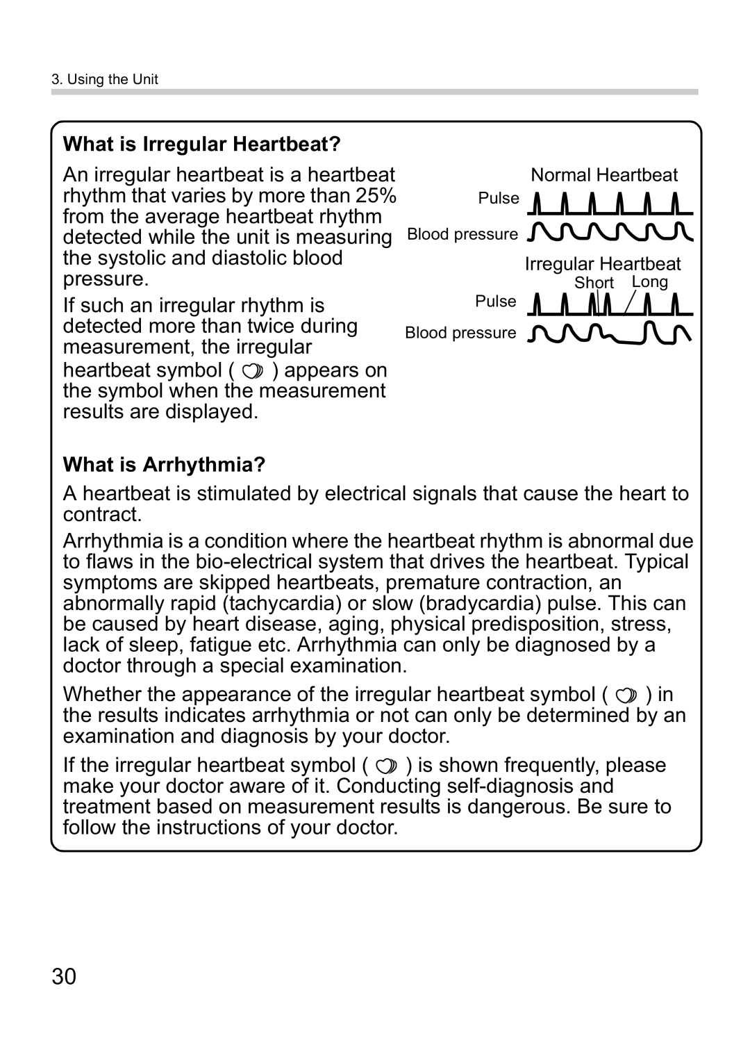 Omron i-C10 instruction manual What is Irregular Heartbeat? 