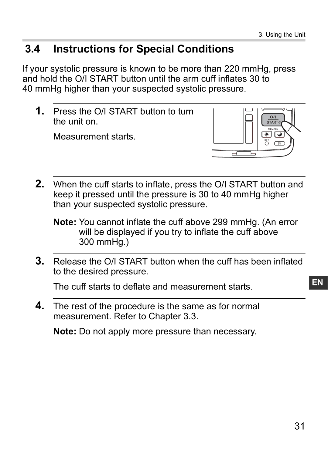 Omron i-C10 instruction manual Instructions for Special Conditions 