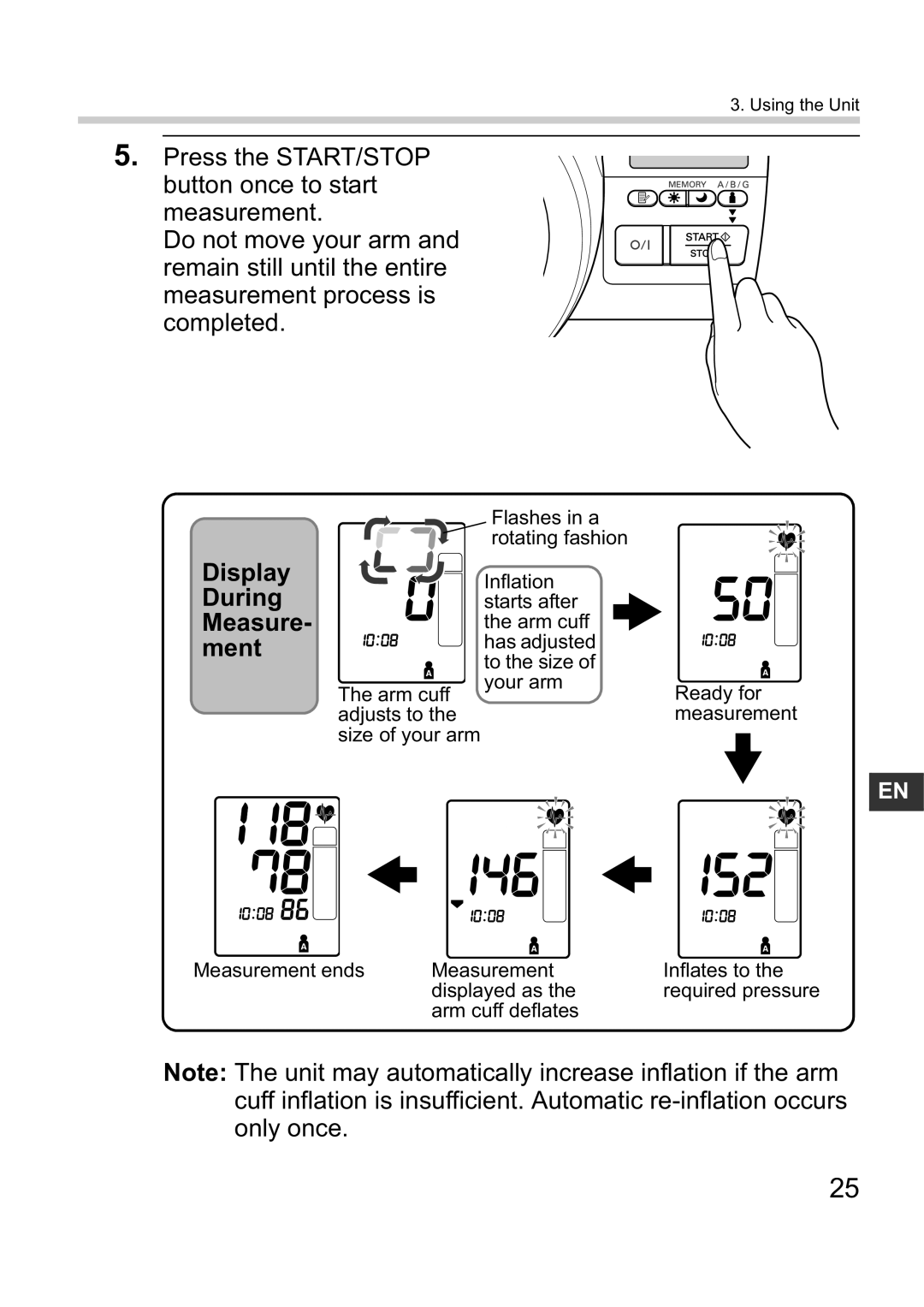 Omron i-Q132 instruction manual Display During Measure- ment 