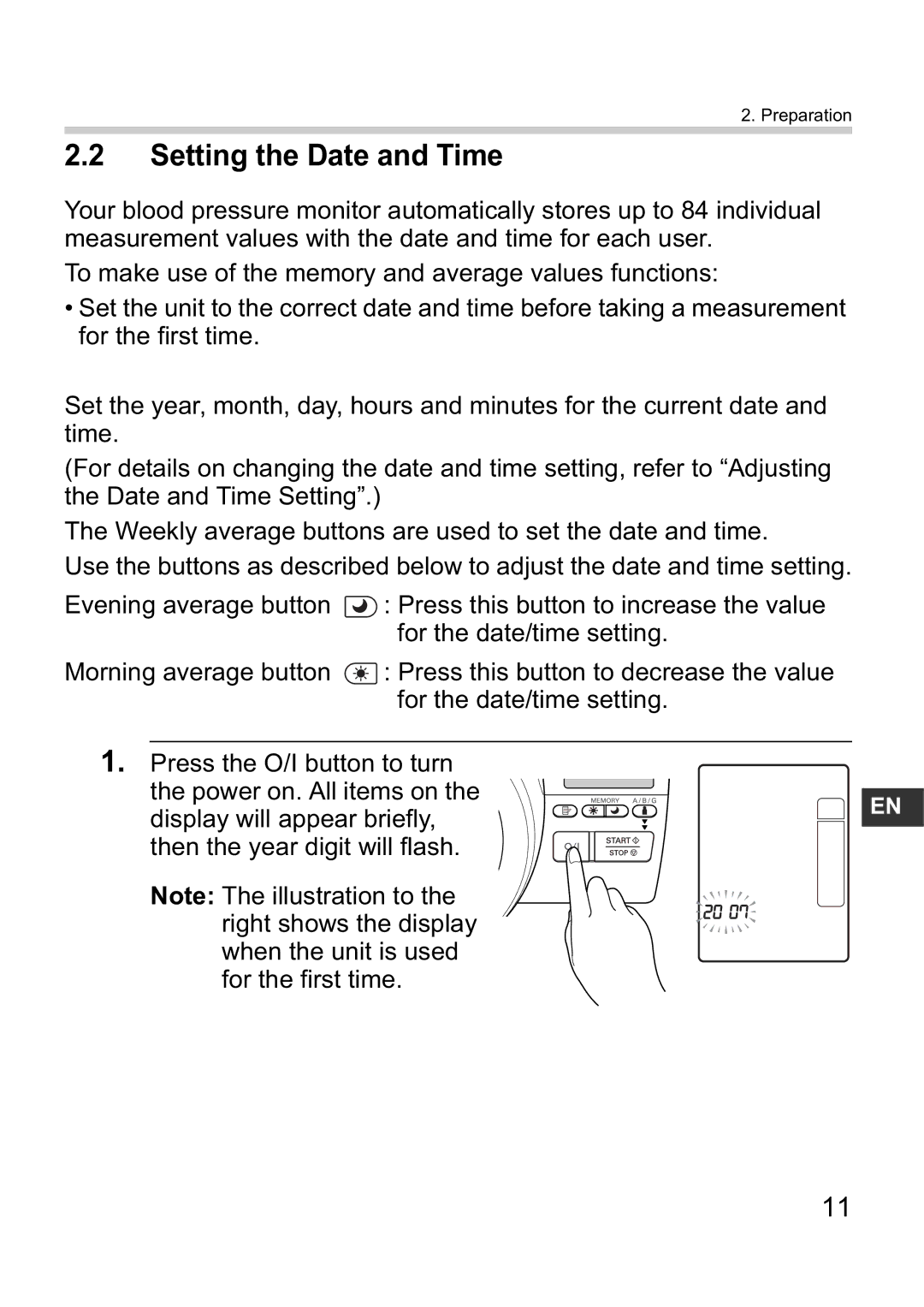 Omron i-Q142 instruction manual Setting the Date and Time 