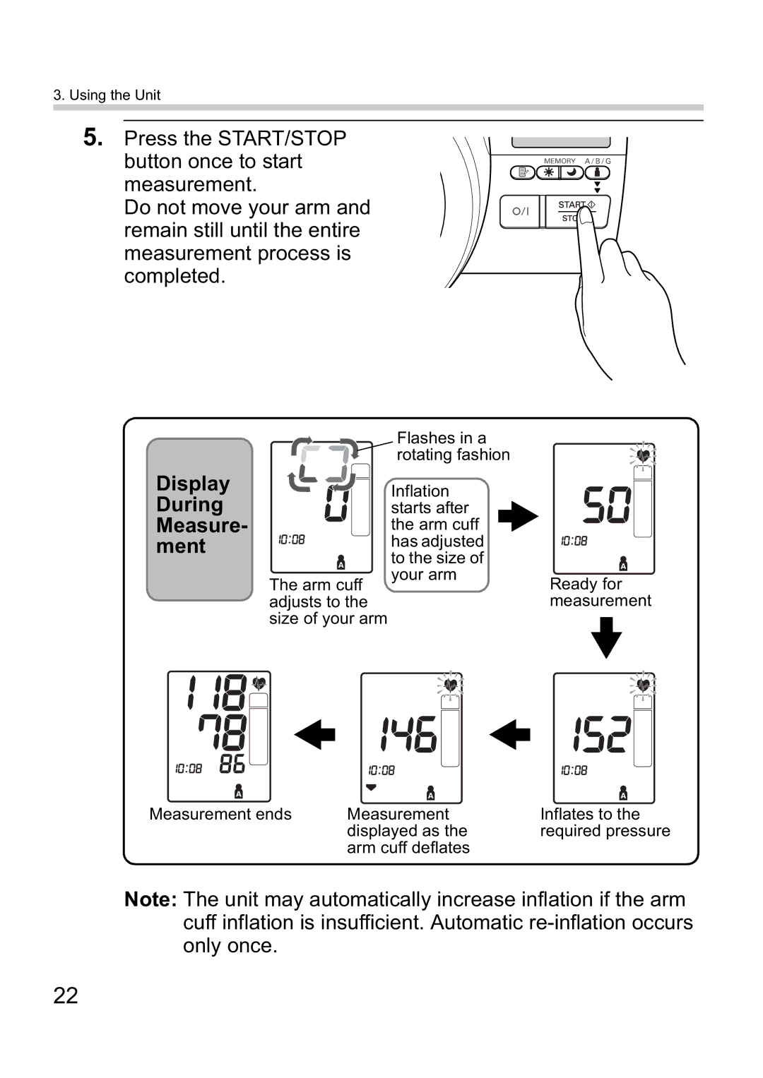 Omron i-Q142 instruction manual Display During Measure- ment 