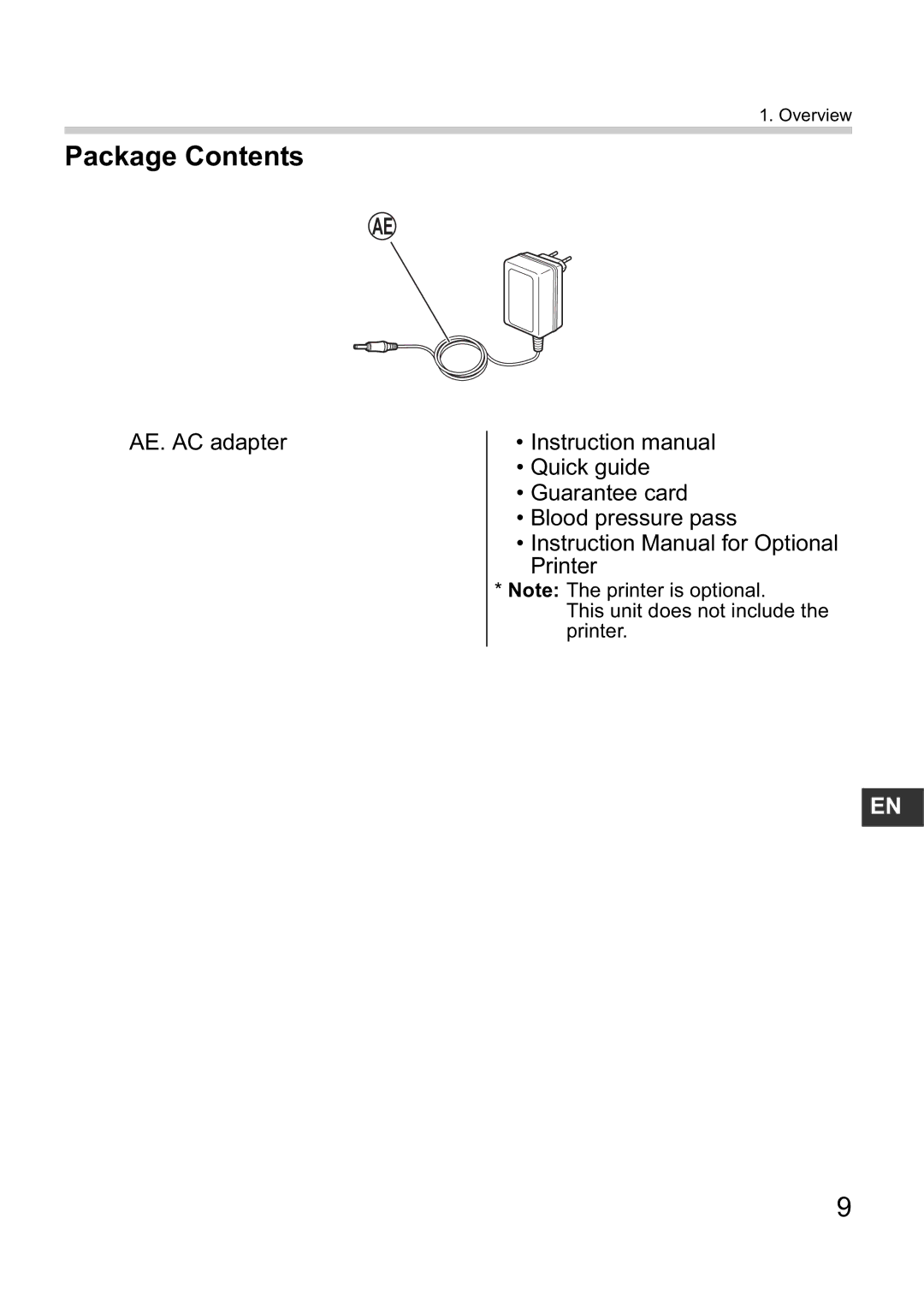 Omron i-Q142 instruction manual Package Contents 