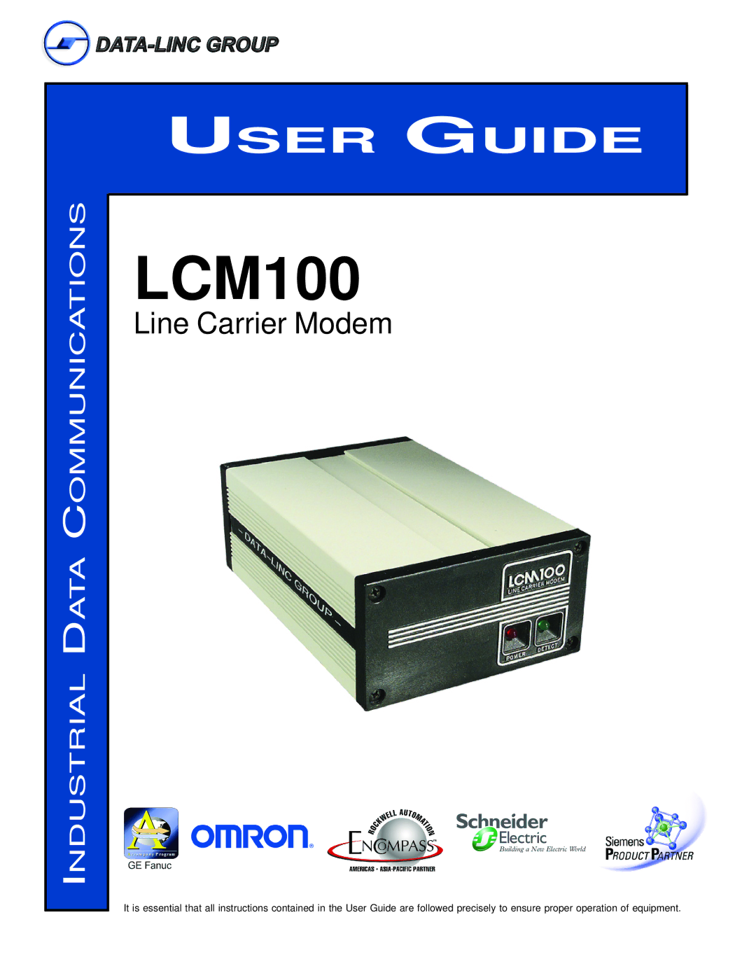 Omron LCM100 manual 