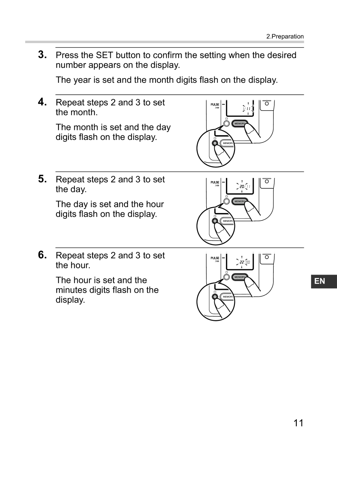 Omron M1 Plus instruction manual Preparation 