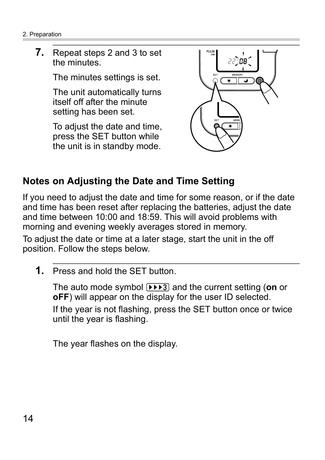 Omron M10-IT instruction manual Preparation 