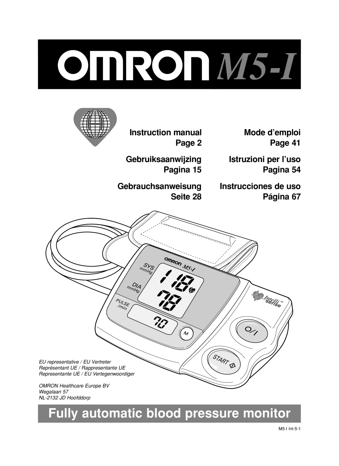 Omron M5-I instruction manual 