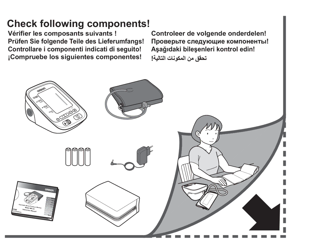 Omron M6 AC instruction manual Check following components 