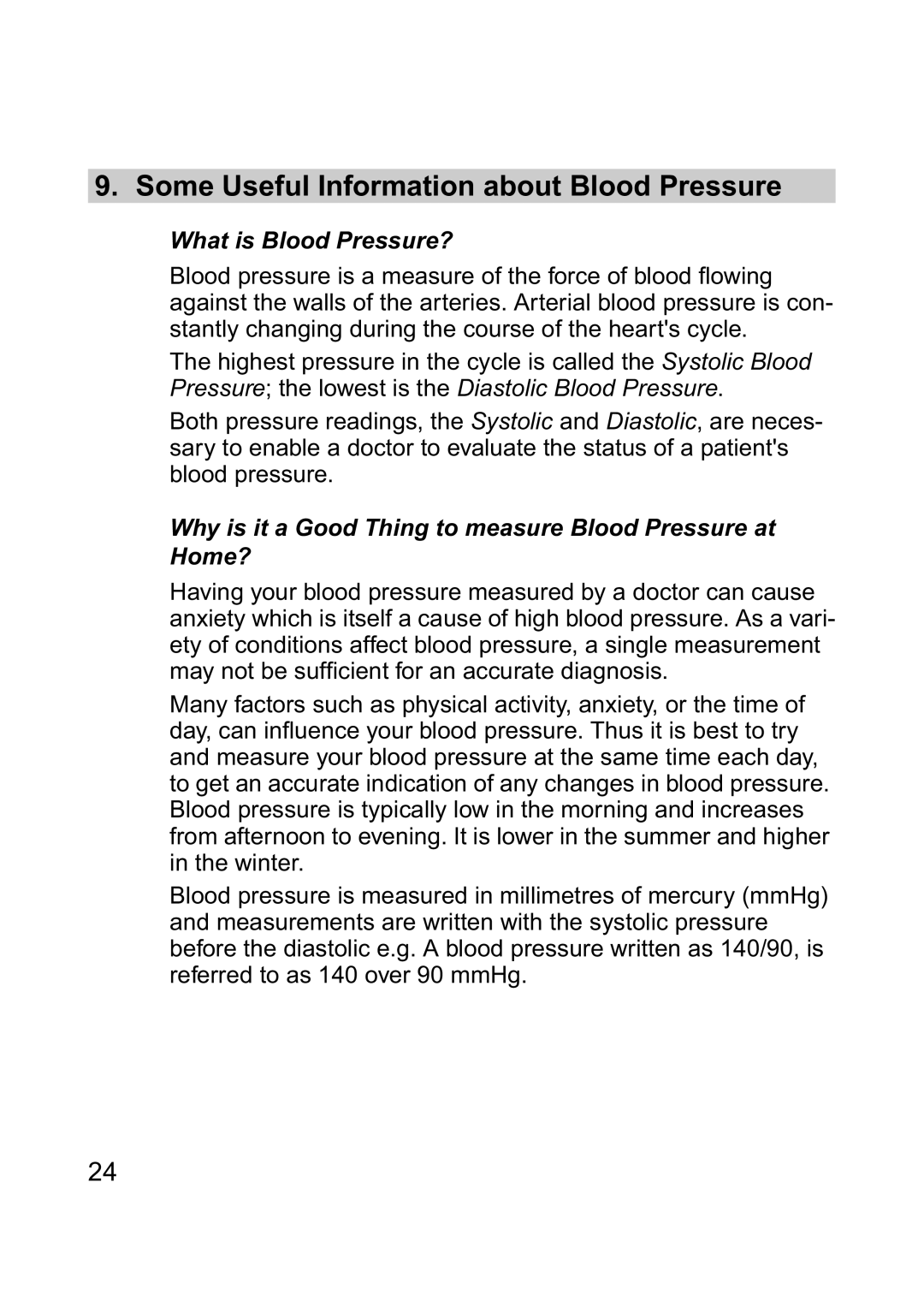 Omron M6 instruction manual Some Useful Information about Blood Pressure, What is Blood Pressure? 