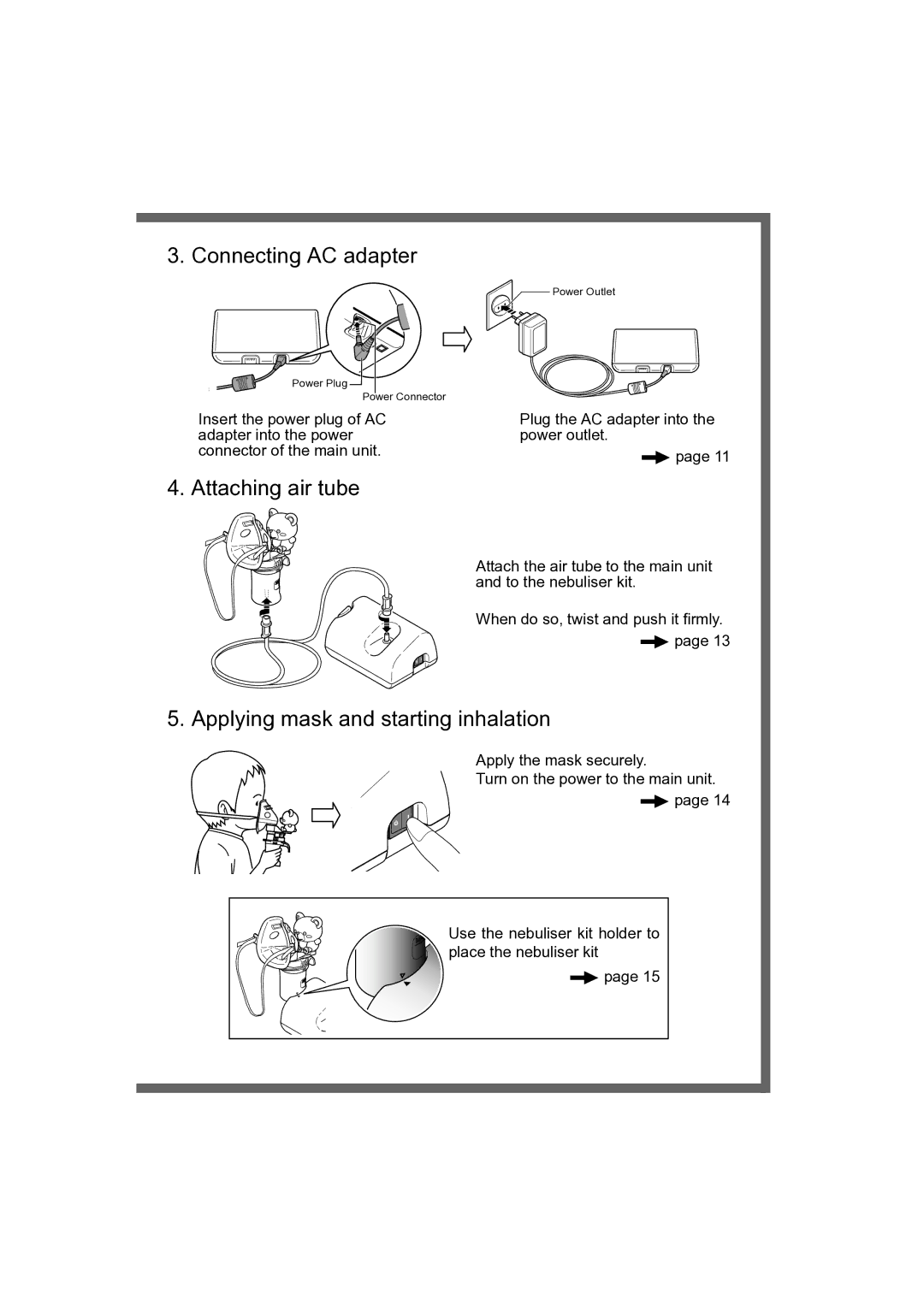 Omron NE- C801KD instruction manual Connecting AC adapter 