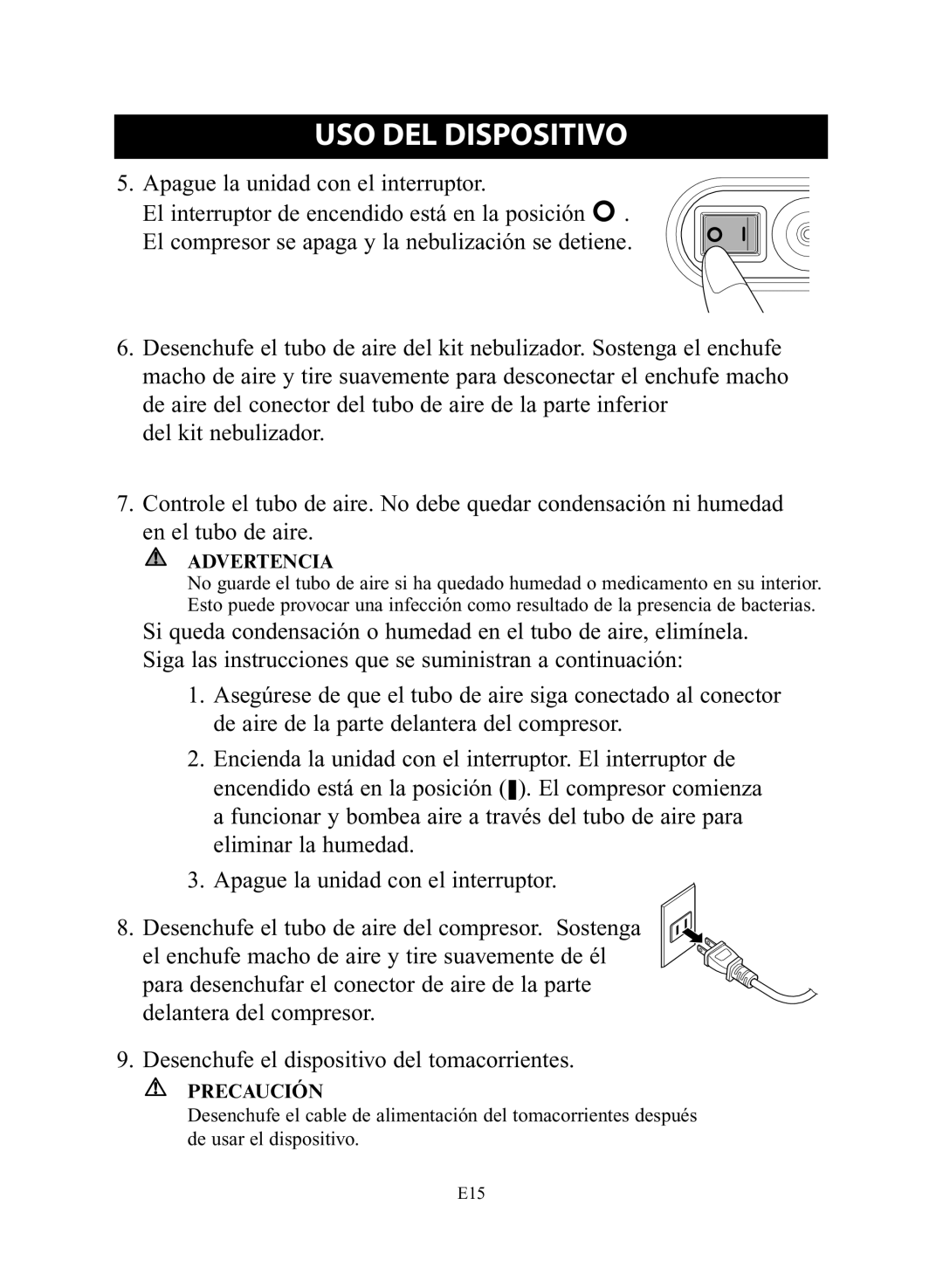 Omron NE-C28 instruction manual E15 