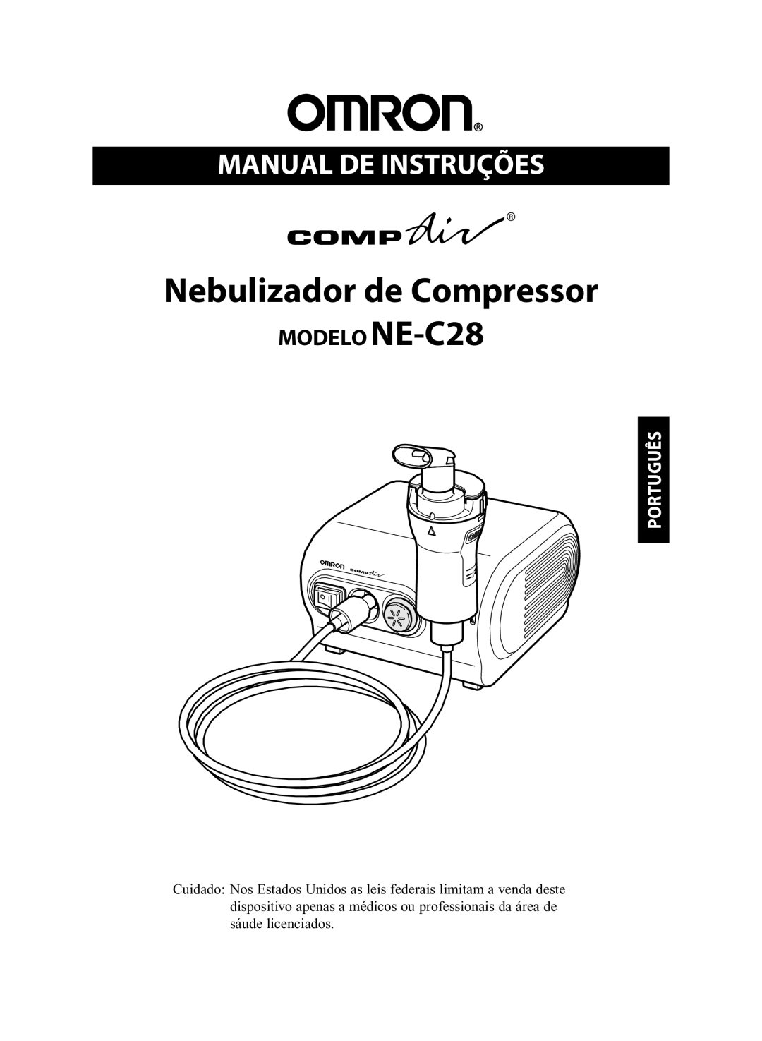 Omron NE-C28 instruction manual Nebulizador de Compressor 