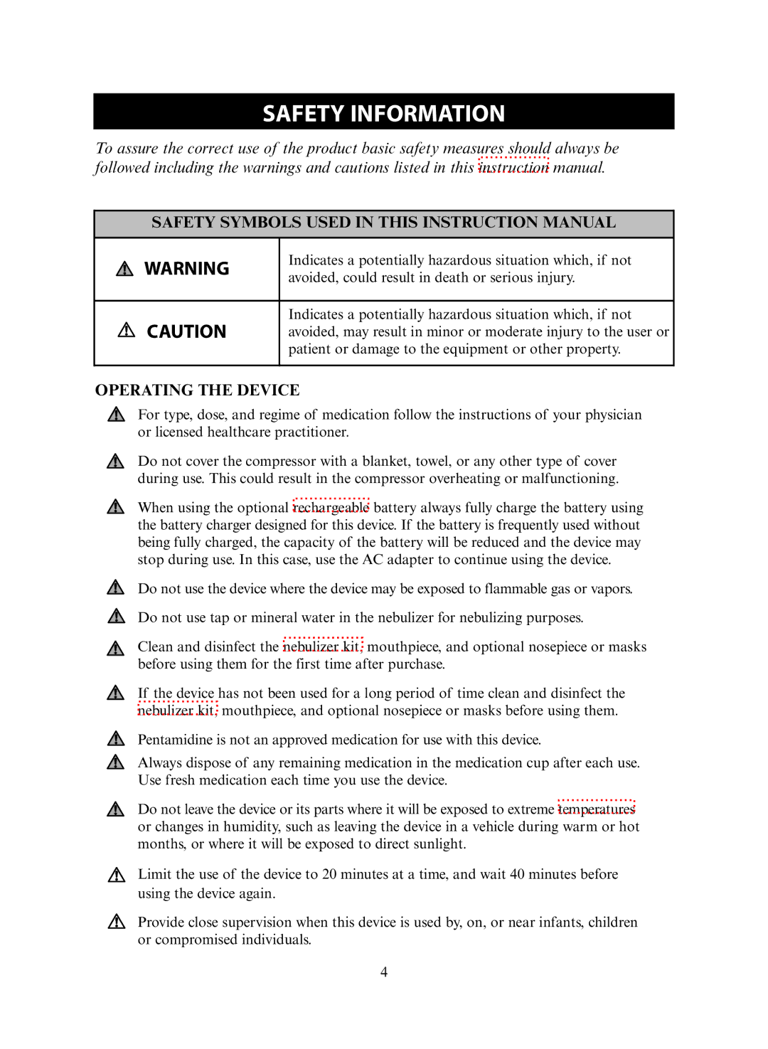 Omron NE-C30 instruction manual Safety Information, Operating the Device 