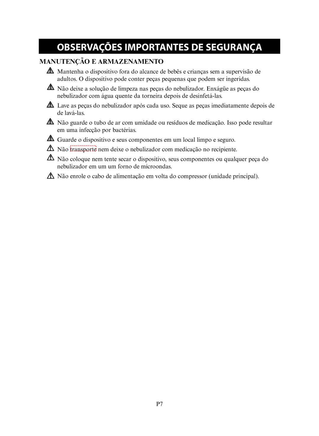 Omron NE-C30 instruction manual Manutenção E Armazenamento 