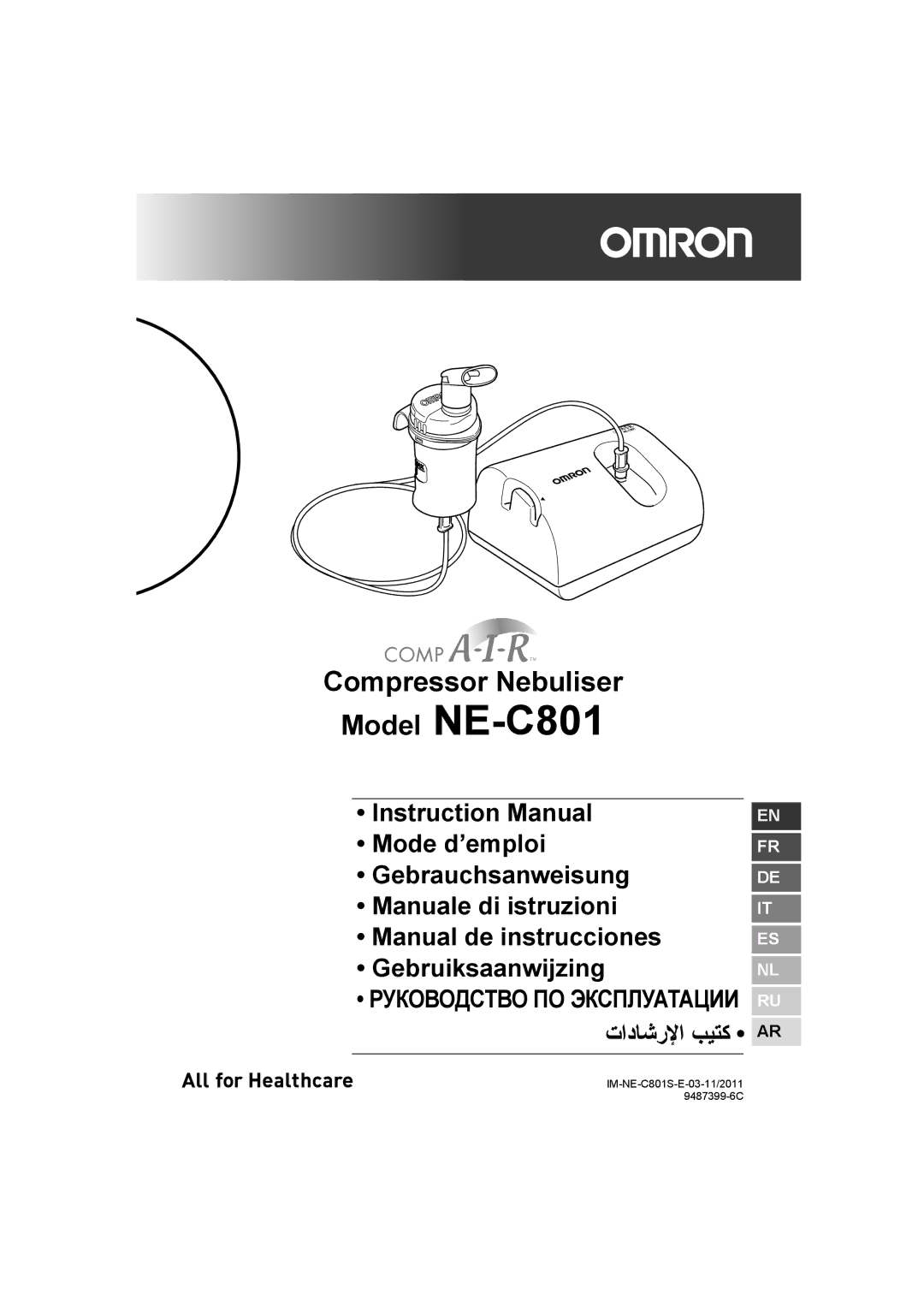 Omron ne-c801 instruction manual Model NE-C801 