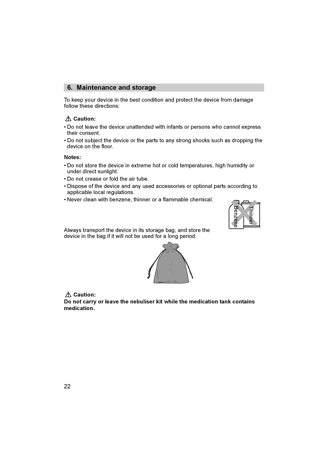 Omron ne-c801 instruction manual Maintenance and storage 