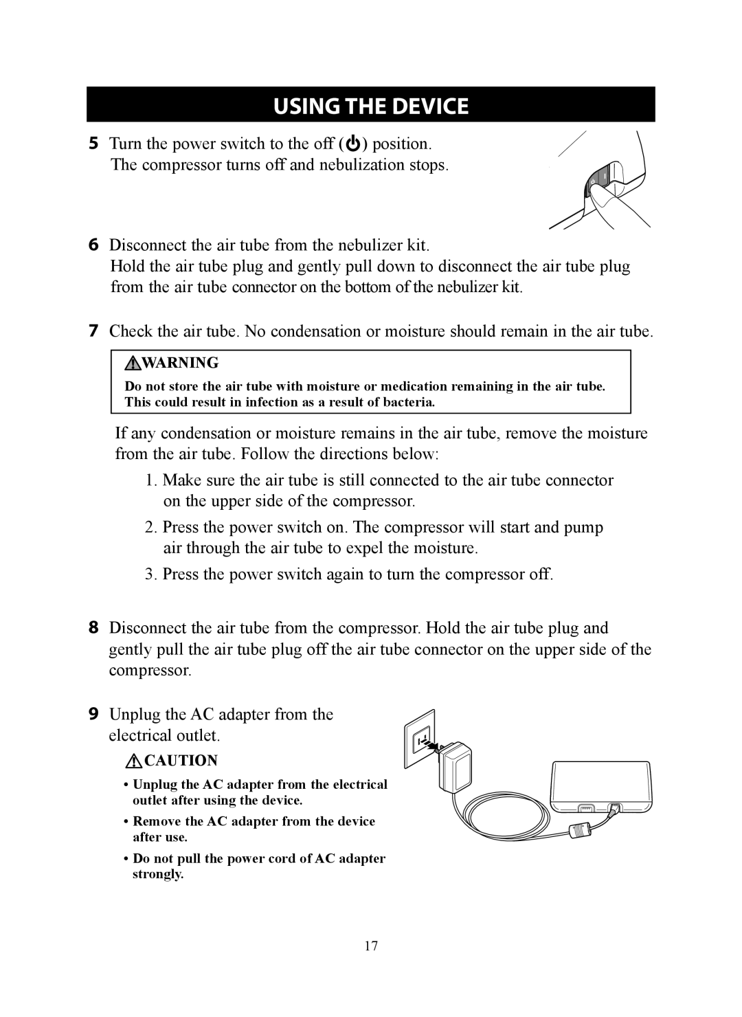 Omron ne-c801 instruction manual Using the Device 