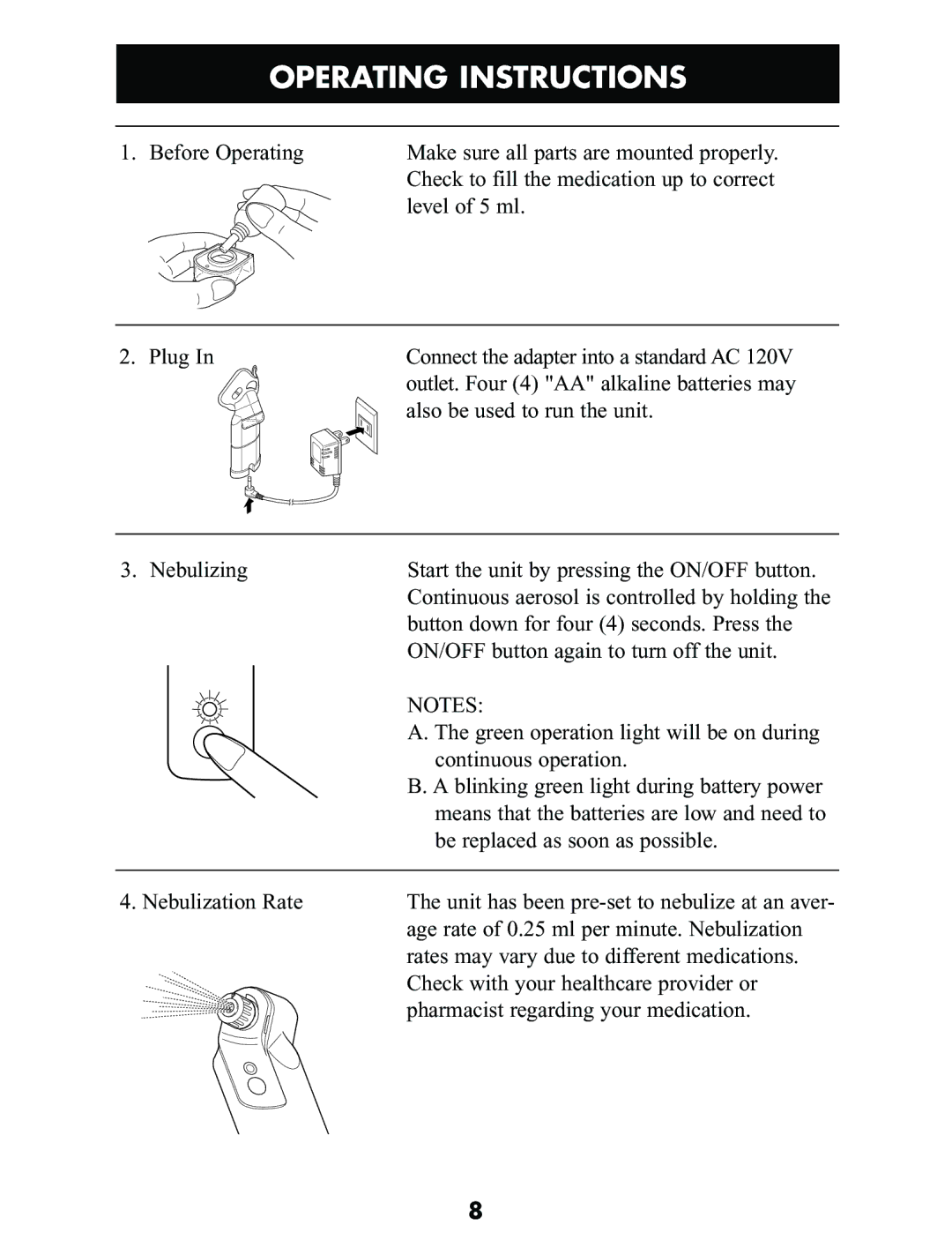 Omron NE-U03V manual Operating Instructions 