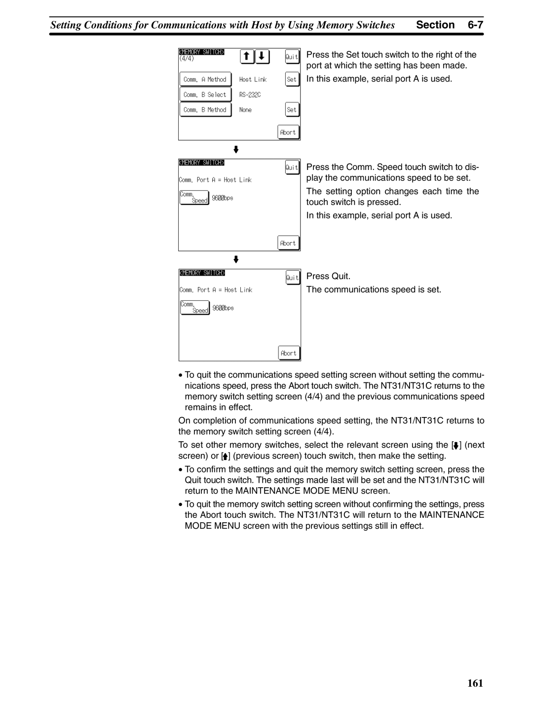 Omron NT31 NT31C manual 161 