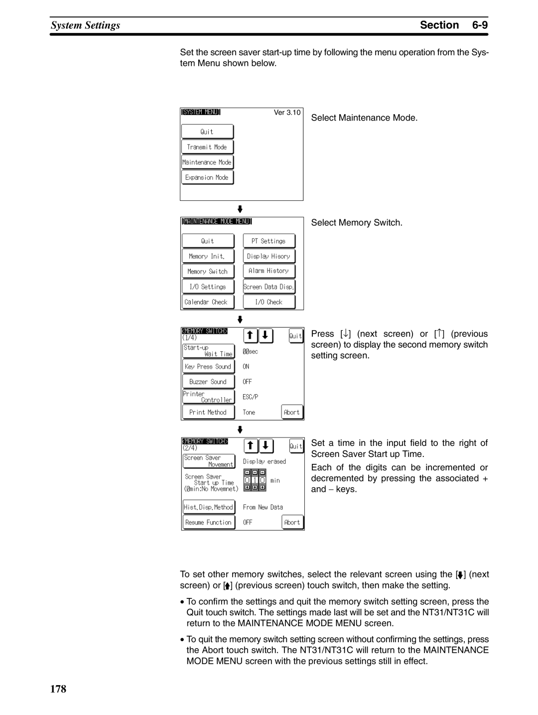 Omron NT31 NT31C manual 178 