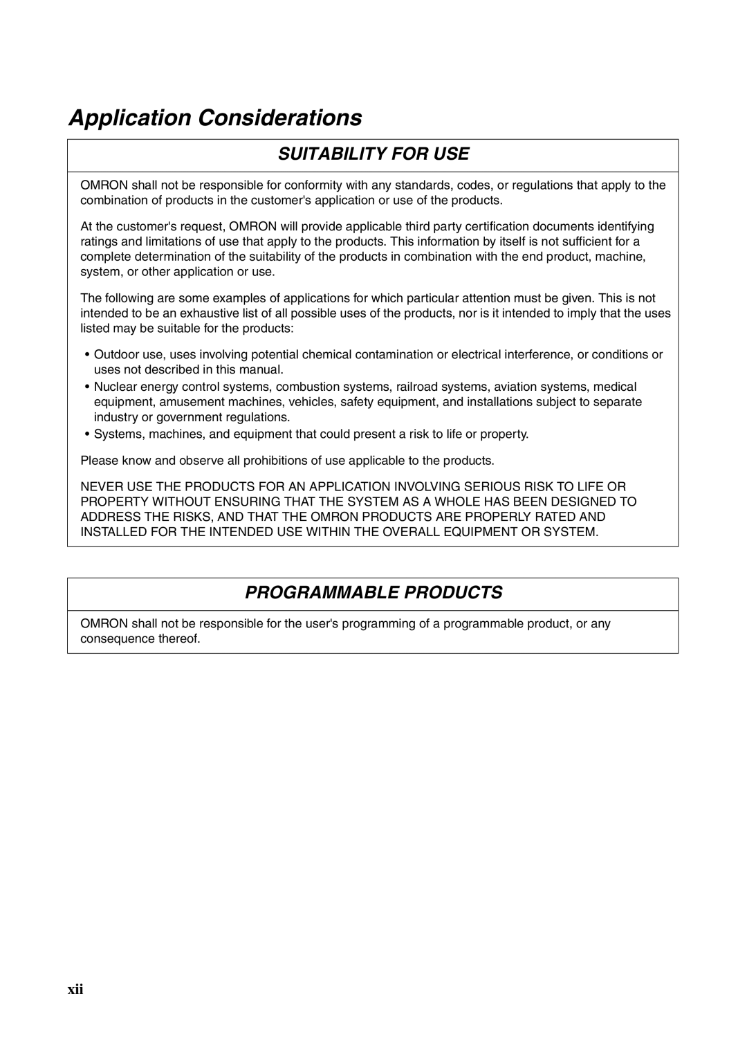 Omron NT631C manual Application Considerations 