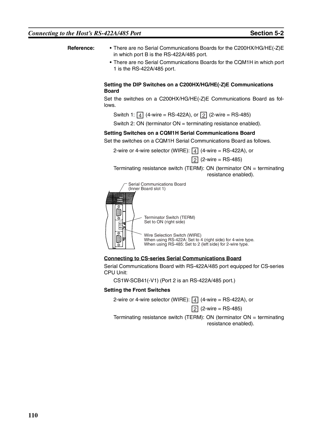 Omron NT631C manual 110 