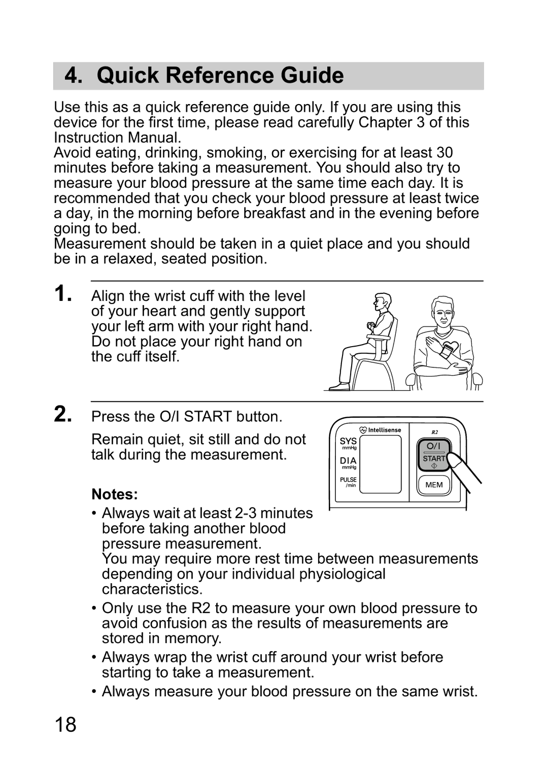 Omron R2 instruction manual Quick Reference Guide 