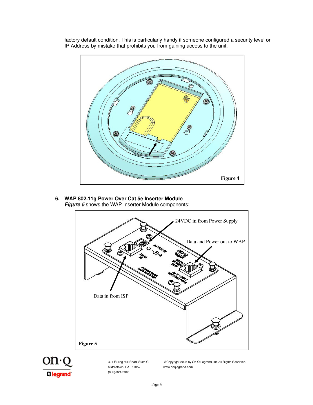 On-Q/Legrand 1307877 owner manual 