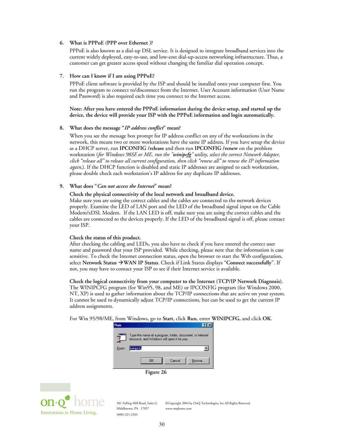 On-Q/Legrand 364732-01 owner manual What is PPPoE PPP over Ethernet ?, How can I know if I am using PPPoE? 