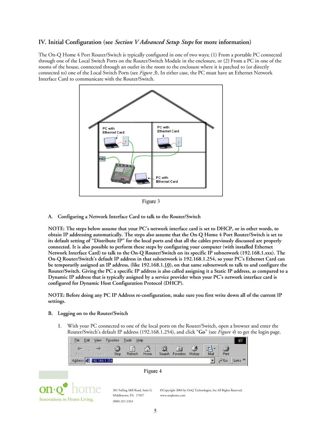 On-Q/Legrand 364732-01 owner manual Innovations in Home Living 