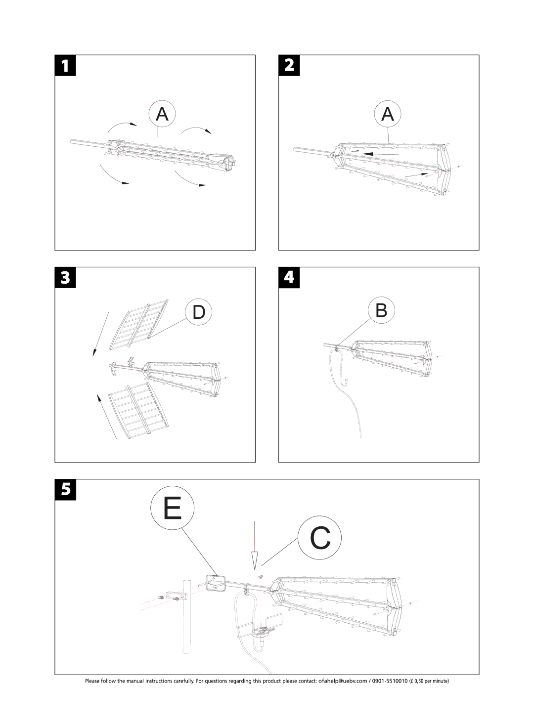 One for All SV-9355, 706219 instruction manual 