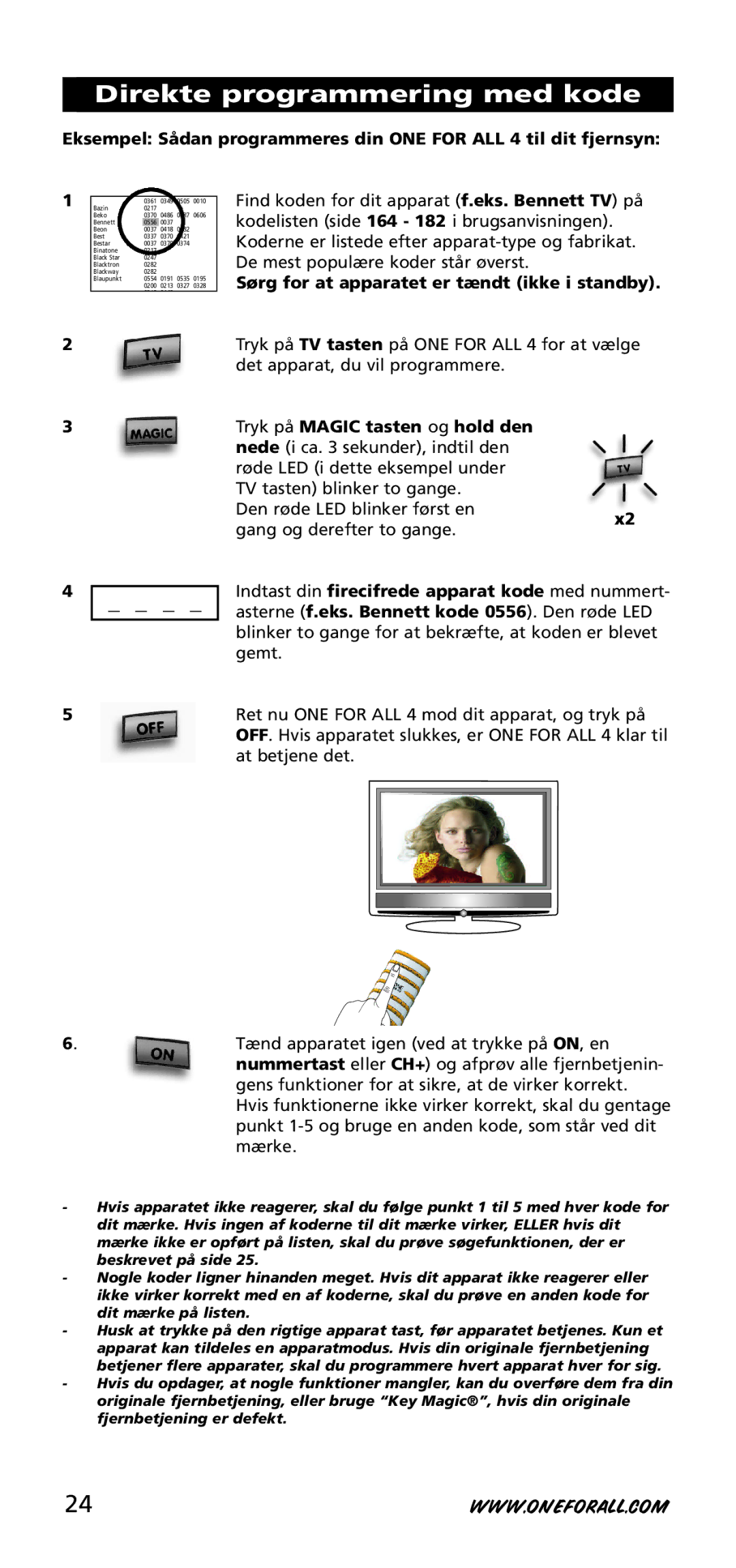 One for All URC-3740 instruction manual 