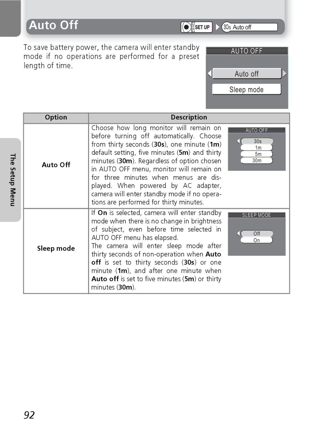 Onkyo 5100 manual Auto Off, Auto OFF, Auto off Sleep mode, Subject, even Before time selected 