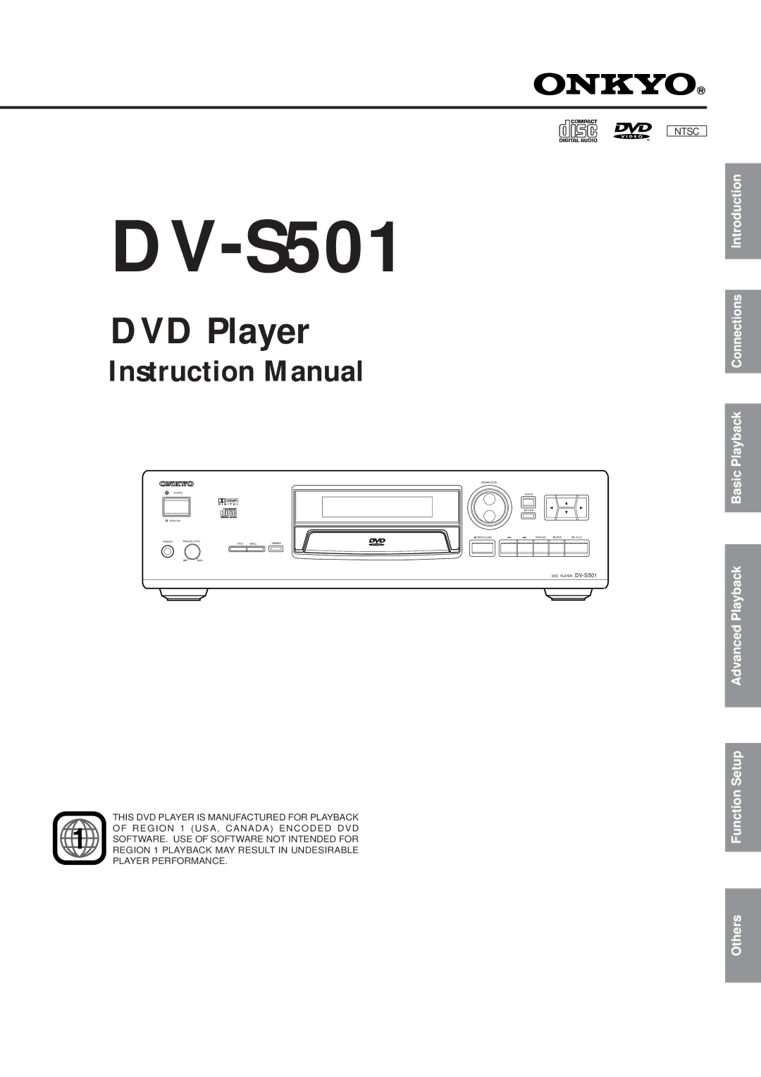 Onkyo DV-S501 instruction manual 