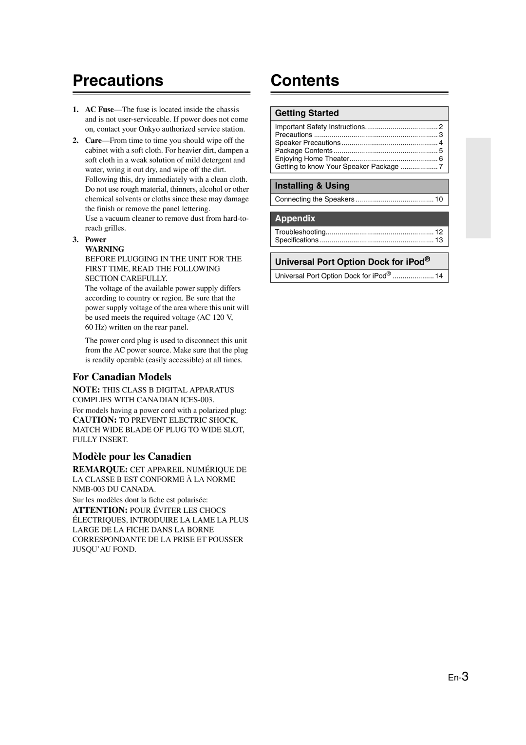 Onkyo HT-RC160 instruction manual Appendix 