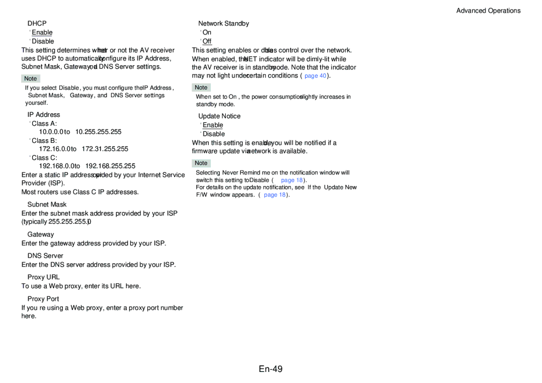 Onkyo HT-RC440 instruction manual En-49 