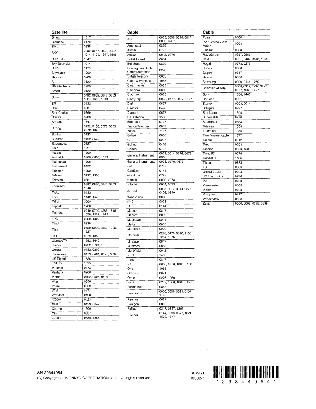 Onkyo HT-S780 instruction manual 