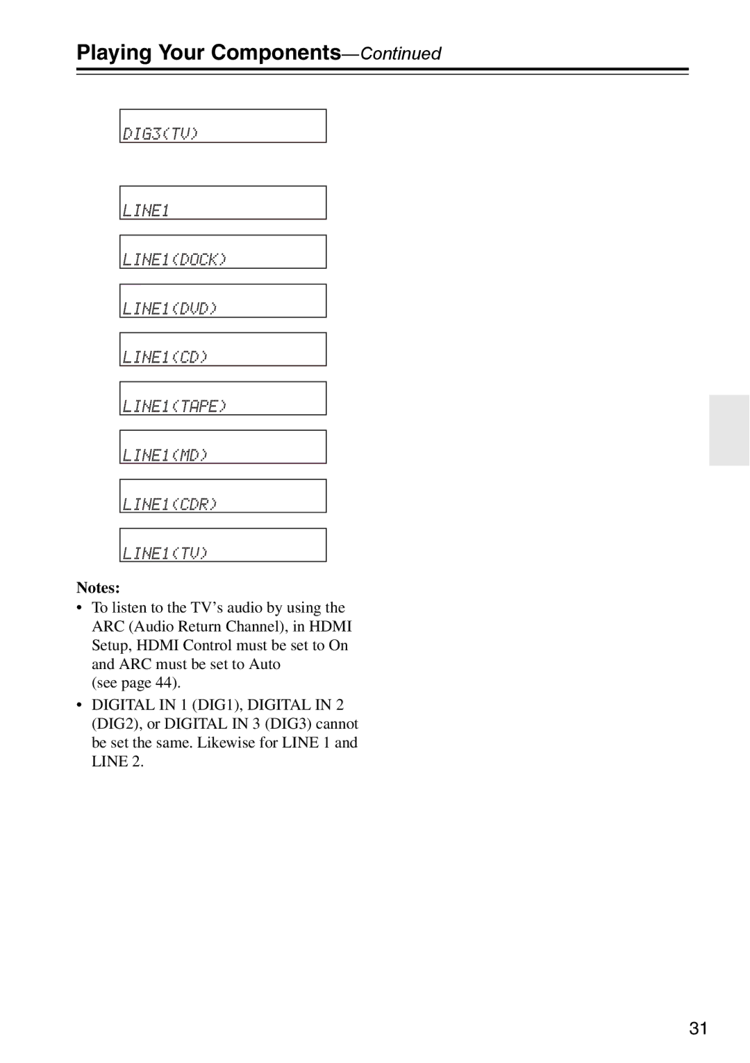 Onkyo HTX-22HDXPAW, HTX-22HDXST instruction manual Playing Your Components 