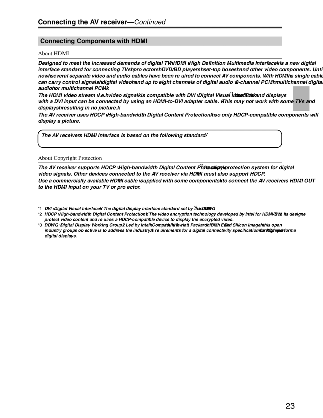 Onkyo S3200 instruction manual Connecting Components with Hdmi, About Hdmi, About Copyright Protection, Pass-Thru 